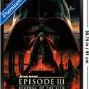Star Wars: Revenge Of The Sith - 20th Anniversary Wall Poster, 34L" x 22.4W", Black Framed Version