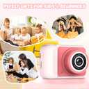 Pink Kids Camera Toys for Girls Age 3-8, LETONGJH1080P HD Toddler Digital Video Camera with 32GB SD Card, Christmas Birthday Gifts for 4 5 6 7 Year Old