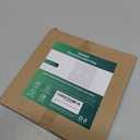 2-Pack Double Toggle Light Switch Cover Plate, Durable Solid Zinc Alloy Decorative Dual Switch Plate Covers, Pure White 2 Gang Wall Plate, Corrosion Resistant