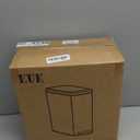 KUK Slim Bathroom Can with Lid, 1.6 Gal / 6L Stainless Steel Small Garbage Bin with Detachable Inner, Step Pedal, Silent Close, Wastebasket for Toilet, Bedroom, Home, Office (White)