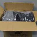 WINDRACING Orthopedic Dog Beds for Medium Dogs, Waterproof Egg Foam Dog Sofa Bed with L Bolster Sides, Washable Medium Pet Bed with Removable Cover & Non-Slip Bottom, 36 x 23 inch, Gray