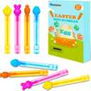 Easter Mini Bubbles Wands Toys Gifts for Toddlers,20 Pack Small Bubble Party Favors for Kids,Easter Goodie Gift Treat Bags Stuffers Basket Essentials,Non Candy Prize Stuff Pinata Fillers for Classroom