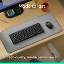 Logitech MK250 Bluetooth Wireless Mouse and Keyboard Combo: Fast & Easy Connectivity, Compact Wireless Keyboard, Ambidextrous Mouse, Durable Build - Windows/MacOS - Graphite