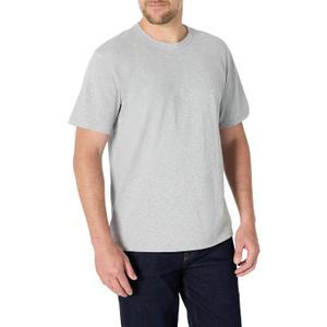 Amazon Essentials Men's Relaxed-Fit Heavyweight Cotton Pocket T-Shirt, Large