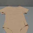 TNNZEET Bodysuits for Women - Black Bodysuit Women Tops Round Neck T Shirts for Women Fashion Body Suit Going Out Tops Size M, Nude