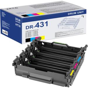 DR-431CL Drum Unit Replacement for Brother DR431CL Drum Unit HL-L8260CDW HL-L8360CDW HL-L8360CDWT MFC-L8610CDW MFC-L8900CDW Printer, DR 431CL Drum Up to 31,000 Pages (Only Drum)