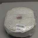 COUKIU Flexible Baseboard Molding Trim, Peel and Stick Rubber Wall Base Moulding Trim, 4 Inch x 16.4 Feet Self-Adhesive Vinyl Wall Base Cove Base (Creamy White)