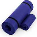 CAP Barbell 1/2-Inch High Density Exercise Yoga Mat with Strap | Multiple Options