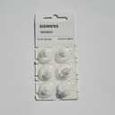 Click Dome 10 mm Open For RIC Hearing Aids - 6 Domes Each by Siemens
