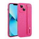 MOWIME Compatible with iPhone 17 Pro Max Case with Finger Strap, Cheetah Print Shockproof Soft TPU Protective Cover for Women Girls, Slim Anti Scratch Case for iPhone 17 Pro Max 6.9 Inch, Hot Pink