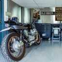 Vintage Biker's Prayer Metal Tin Sign for Home, Restaurant, Bar, Cafe, and Garage Decor - Rustic Wall Plaque with Inspirational Message 8 * 12inch