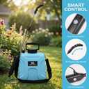 High Reach Plant Waterer with Spray Can - Electric Water Sprayer with Telescopic Wand and Water Hose, 180 Adjustable Nozzle 5L Watering Can for High Hanging Plants