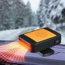 12V 200W Car Heater Torcarvh Portable Car Heater Windshield Defogger Defroster Electric Car Heater Air Cooler Fan Car Warm Air Blower Car Seat Heating Fans Defogging Accessroies(12V, Yellow)