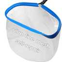 20 in Ultra-Fine Mesh Pool Skimmer Net
pool leaf rake, ultra-fine mesh captures sand, silt, pollen and small debris; beveled lip improves scooping
