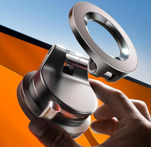 LISEN for Magsafe Car Mount, Cell Phone Holders for Your Car, Magnetic Car Accessories for Women Men Jeep Truck, Gifts for Mothers Day Him Her for iPhone 17 Pro Max 16 15 14 13 12, Samsung S26, Black