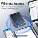 SSK 2TB Portable NAS External Wireless Hard Drive with Own Wi-Fi Hotspot, Personal Cloud Smart Storage Support Auto-Backup, Phone/Tablet PC/Laptop Wireless Remote Access