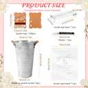 100+4 PCS Wedding Sparkle Tag & Holder Set, “Let Love Sparkle” Send-Off Card, Acrylic Sign & Marker Pen with 2 Galvanized Buckets, Table Decor for Anniversary Bridal Shower Exit