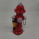 Garden Fire Hydrant Outdoor Statue, Puppy Pee Post Training Tool Resin Ornaments for Dog to Peed on, 14.5" Fire Hydrant Replica, Yard Lawn Backyard Sculpture Decor Firefighter Gifts for Men (Multi Red)