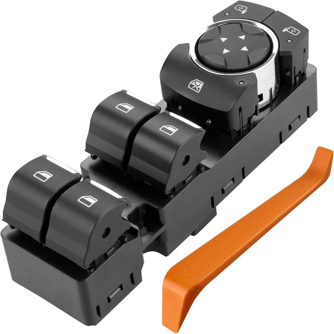 WMPHE Window Switch Compatible with Ford Explorer 2.3L L4 & 3.5L V6 2016 2017 2018 2019, Driver Left Side Power Master Window Switch 16 Pins, Replacement for GB5Z14529BA
