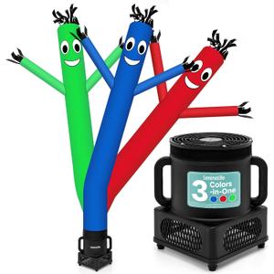 SereneLife Inflatable Air Dancer for Events - 6FT Wacky Waving Tube Guy Set with High-Speed Fan, Outdoor Inflatable Tube Man for Grand Opening Decorations and Display