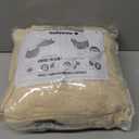 VANSOFY Recliner Chair Cover, 3-Pieces Stretch Recliner Covers for Recliner Chair Soft Reclining Chair Slipcover Furniture Protector for Dogs Cats(Cream) (1 Seater)