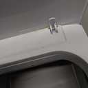 Automatic Motion Sensor Bathroom Trash Can with Lid, Slim Motion Sensor Plastic Narrow Seam Trash Can for Bedroom, Kitchen, Office, RV, 4 AA Battery Powered (Batteries Not Included), 19 garbage bags