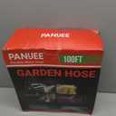 PANYEE 100FT Garden Hose, Flexible Water Hose,Leak Proof Non-Expanding hose with 10 Functions Sprayer, Durable