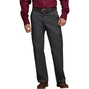 Dickies Men's Relaxed Straight-fit Cargo Work Pant (38W x 32L, Black V1)