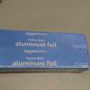 Amazon Basics Heavy Duty Aluminum Foil for Cooking, Grilling, Food Storage, Roasting, 125 Sq Ft, Pack of 2