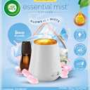 Air Wick Essential Mist Starter Kit (Gadget + 1 Refill), Linen & Petals, Air Freshener, Essential Oils