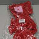 WRAPAHOLIC 4 Pcs Large Red Velvet Christmas Bows - Red Twist Tie Bows for Christmas Tree, Wreath, Gift Wrapping, Wedding, Crafts, Home Decor - 9 x 16 inch