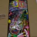 158Pcs Spider Party Favors - 12 Guests Set Include Goodie Box Straw Mini Notebooks Slap Bracelets Keychain Blowers Stickers Sticky hands Toy, for Carnival Classroom Prizes Birthday Party Gift