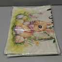 LosFong He Is Risen Christian Easter Garden Flag 12x18 Inch Double Sided Easter Eggs Bunny Cross Floral Small Garden Flags, Lawn Yard Flag for Outdoor Decoration