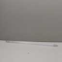 24 Inch Clear Replacement Bathroom Towel Bar with Adjustable Spring Loaded Ends Sturdy Plastic Wall Mount for Bathroom and Kitchen Towel Storage- Replacement Towel Bar for Ceramic Holder (1 Piece)