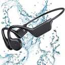 Bone Conduction Headphones - IPX8 Waterproof Swimming Headphones with Built-in MP3 Player 32G Memory, Bluetooth 5.3 Open Ear Headset, Suitable for Swimming, Running, Cycling and More Activities