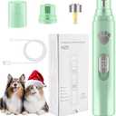 VIWIK Dog Nail Grinder, 2-Speed Rechargeable Dog Nail Trimmers for Large Medium & Small Dogs, Upgrade Professional Electric Pet Paws Grooming, Quiet Puppy Grooming Tool, for Dogs Cats