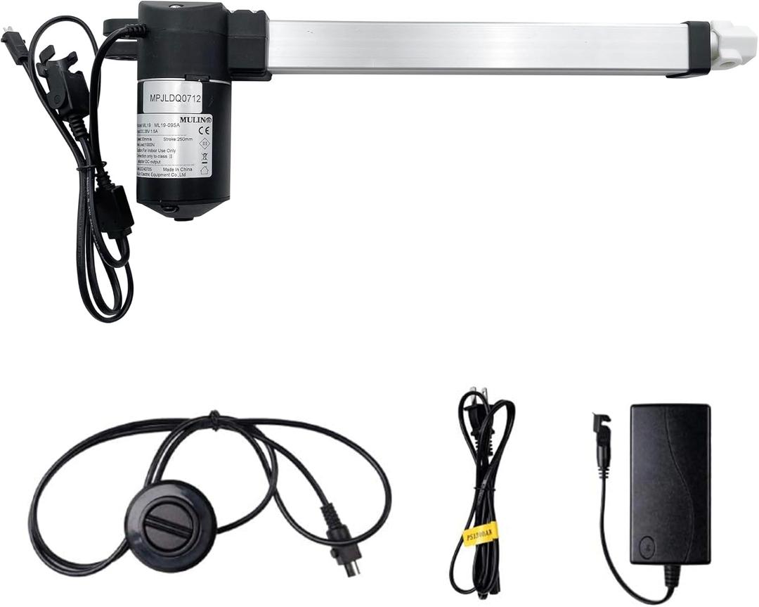 Fruhdi Power Recliner Mulin Motor ML19-095A Replacement Kit Linear Actuator for Electric Sofa Lift Chairs