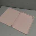 Akkerds Compatible with iPad (A16) 11th Generation Case 11 Inch 2025, for iPad 10th Generation Case 10.9 Inch 2022 with Pencil Holder, Slim Trifold Stand Protective Cover with Soft TPU Back, Pink