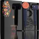 AINA Hair Dryer, Blow Dryer with Diffuser Brush Comb for Women - BLDC Hair Dryer - Brushless Motor, 110, 000 RPM Lightweight, Ionic Travel, 3 Magnetic Attachments 110V/ ALCI(Blue)