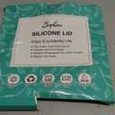 Sophico 2 Cup Round Silicone Storage Cover Lids Replacement for Anchor Hocking and Pyrex 7200-PC Glass Bowls (Container not Included) | Mix | 4 Pack