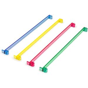 Yellow Mountain Imports American Mahjong Tile Pushers - Set of 4, 18-Inch Multi-Color Acrylic Mahjong Pushers, Medium