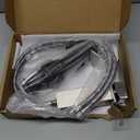 Bathroom Faucet Brushed Nickel Modern Waterfall Bathroom Sink Faucet with Single Handle Suitable for 1 or 3 Holes,Supply Deck Plate and Hose