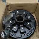12"x 2" Trailer Brake Drum Kit 8 on 6.5" Replacement for 7000LBS Axle Hub Heavy Duty 8 Bolt Trailer Brake Hub Drum Assembly with 1/2"-20 Stud 25580, 14125A Drums 008-219-04-22004K
