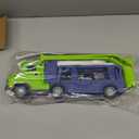 Toddler Car Truck Toys for 3 4 5 6 7 8 Years Old Boys, Transporter Truck Toy Track Set with 12 Die-Cast Car Toys, Toy Gifts for 3 4 5 6 Year Old Boys Kids (Blue Orange)