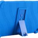 Case for Lenovo Tab One 8.7 Inch Tablet 2025 (TB305FU), Kids Friendly Soft Silicone Adjustable Stand Cover for Lenovo Tab K9 Tablet 8.7 inch Tablets (Blue)