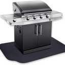 GRILLTEX Under the Grill Protective Deck and Patio Mat, 39 x 72 inches, Black