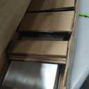 RUPERTOOL Concrete Knee Boards 30x8 Inch Stainless Steel Sliding Support