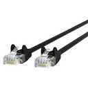 Belkin CAT6 Snagless Ethernet RJ45 M/M Patch Cable for Connecting to LANs or Internet for Use with 100-1000BASE-T Networks, 2m Length, Black (A3L980BT02MBLKS)