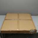 Modern LED Chandelier, 3 Ring Square LED Pendant Ceiling Light, Dimmable Foyer Chandelier Lighting Fixture, Adjustable Height Over Table Hanging Light for Living Dining Room, Bedroom, Study Room (Black light down)