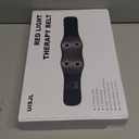 Cordless Back Massager Belt, Red Light Therapy Back Massager with 6 Heat, 6 Vibration for Pain Relief Deep Tissue, 4 Motors with Heating Pad for Back, Gifts for Women Men Mom Dad